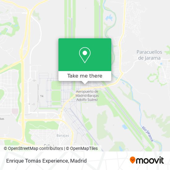 mapa Enrique Tomás Experience