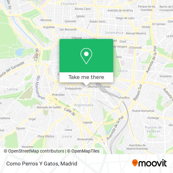 Como Perros Y Gatos map