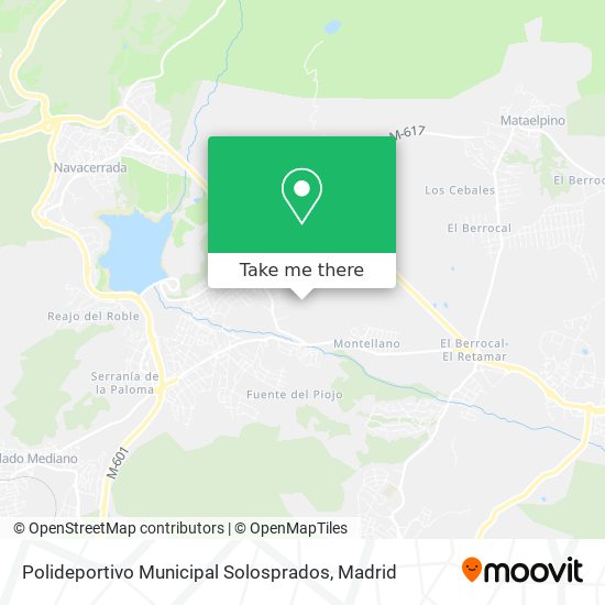 Polideportivo Municipal Solosprados map
