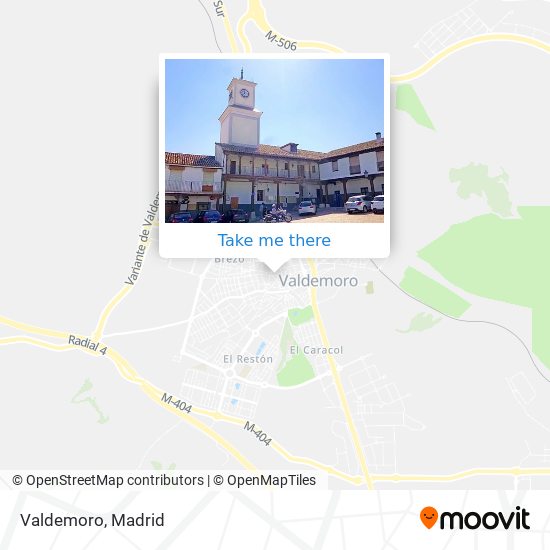 mapa Valdemoro