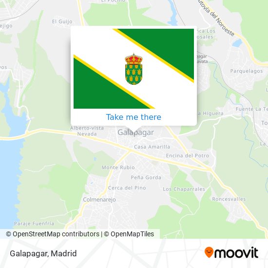 mapa Galapagar