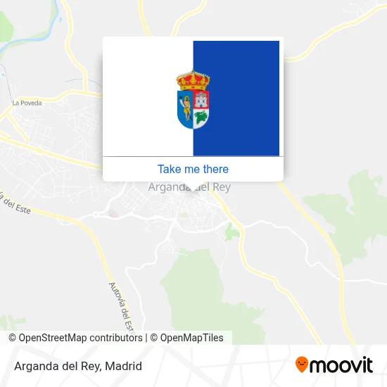 Arganda del Rey map