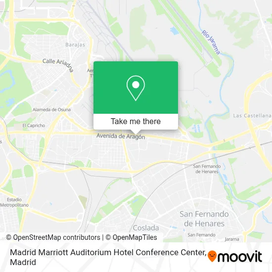 Metro Conference How to Get to Madrid Marriott Auditorium Hotel Conference Center by Bus ...