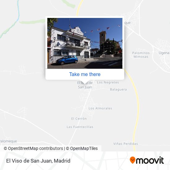 El Viso de San Juan map