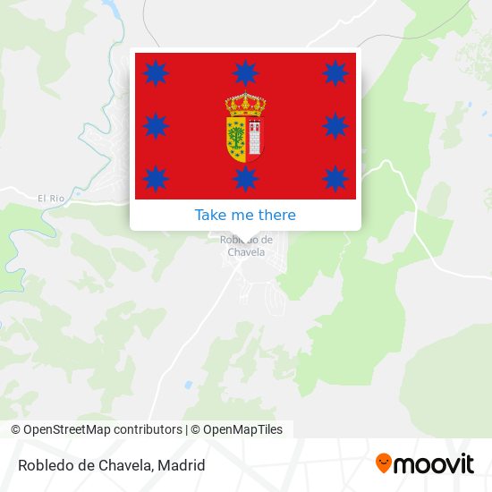 Robledo de Chavela map