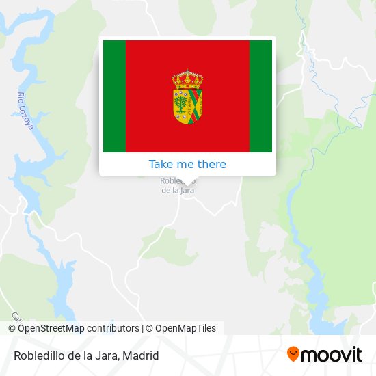 mapa Robledillo de la Jara