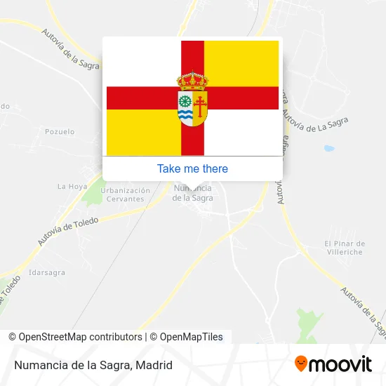 Numancia de la Sagra map