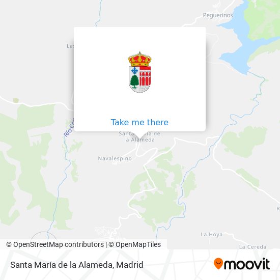 mapa Santa María de la Alameda