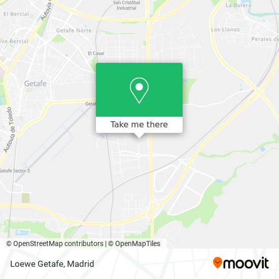 Loewe Getafe map