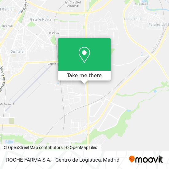 ROCHE FARMA S.A. - Centro de Logística map
