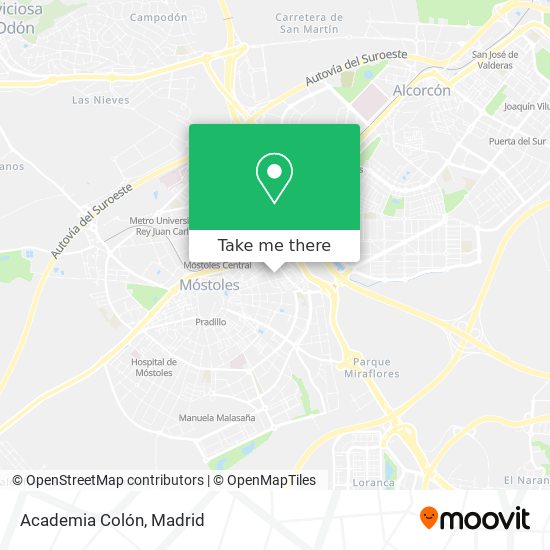 Academia Colón map