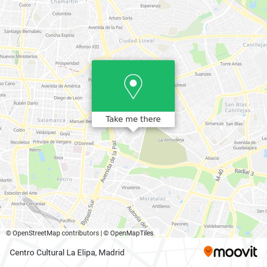 Centro Cultural La Elipa map