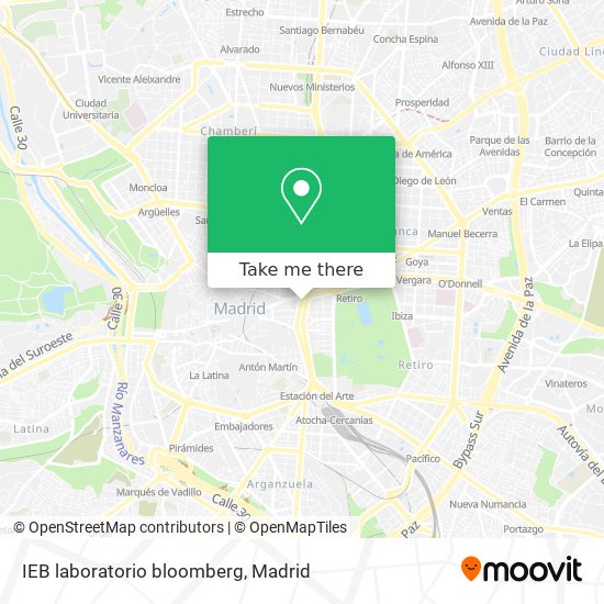 mapa IEB laboratorio bloomberg