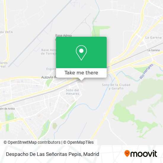 Despacho De Las Señoritas Pepis map