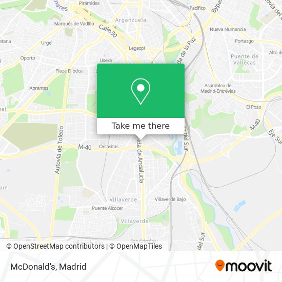 McDonald's map