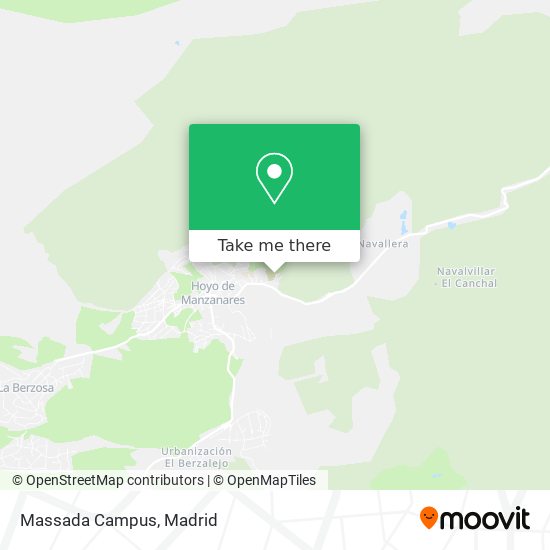 mapa Massada Campus