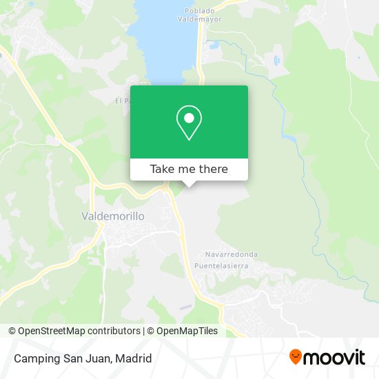 mapa Camping San Juan