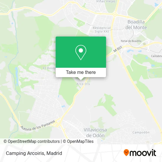 Camping Arcoiris map