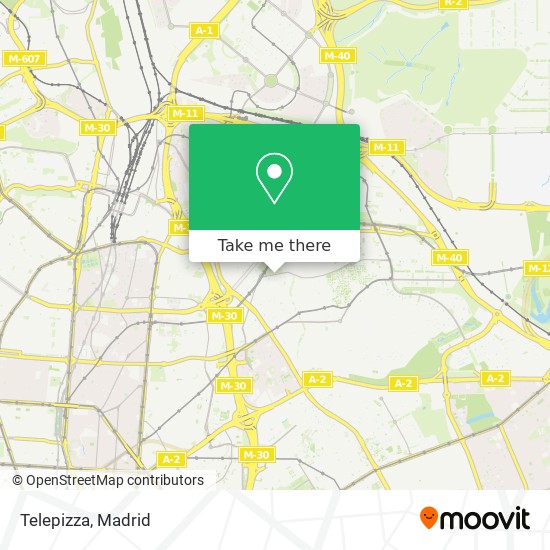 mapa Telepizza