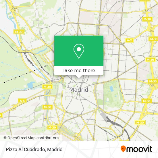 mapa Pizza Al Cuadrado