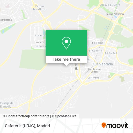 mapa Cafetería (URJC)