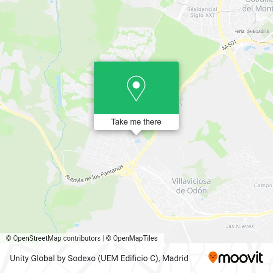 Unity Global by Sodexo (UEM Edificio C) map