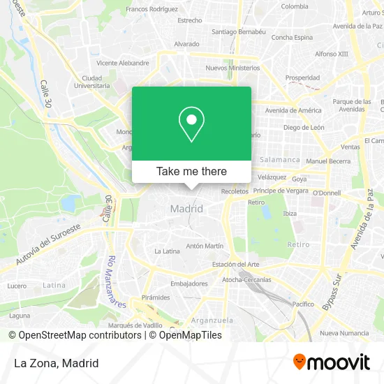 La Zona map
