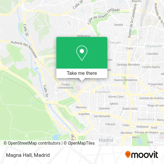 Aula Magna map