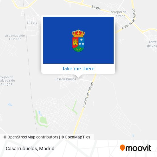 Casarrubuelos map