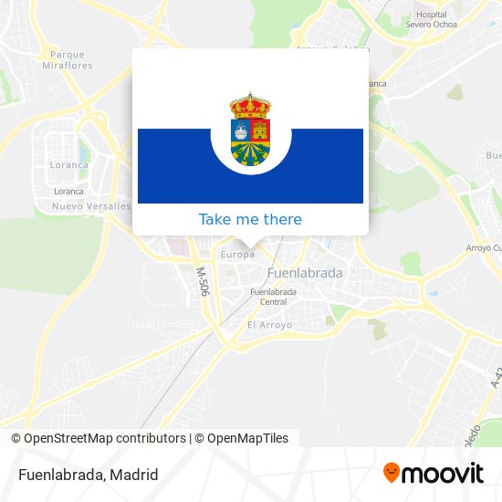 mapa Fuenlabrada