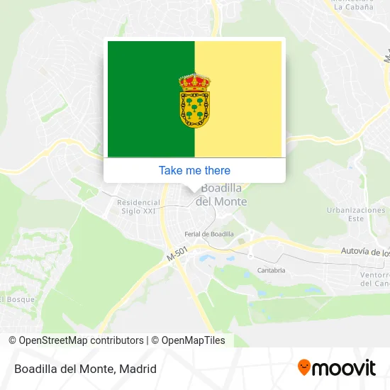 Boadilla del Monte map