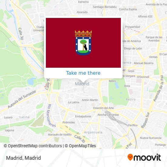 mapa Madrid