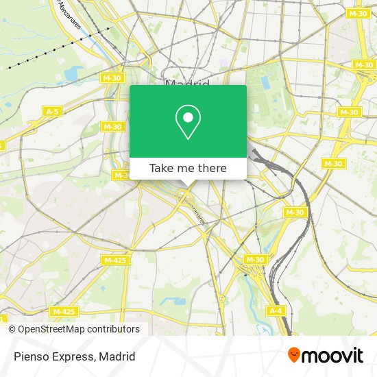 Pienso Express map