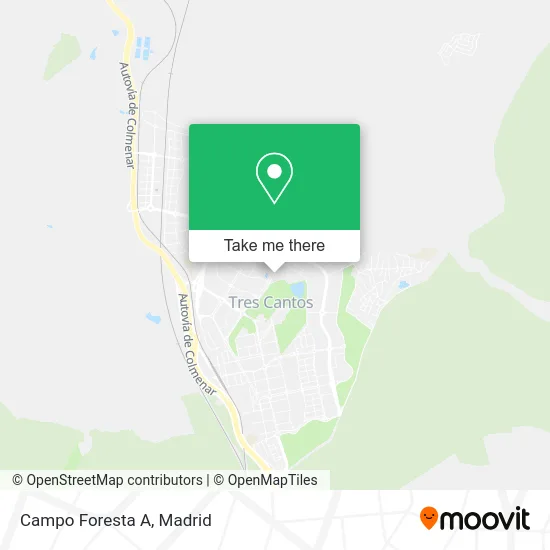 Campo Foresta A map