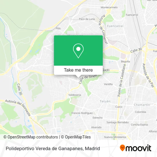 Polideportivo Vereda de Ganapanes map