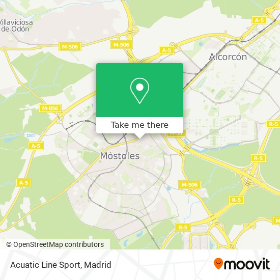 Acuatic Line Sport map