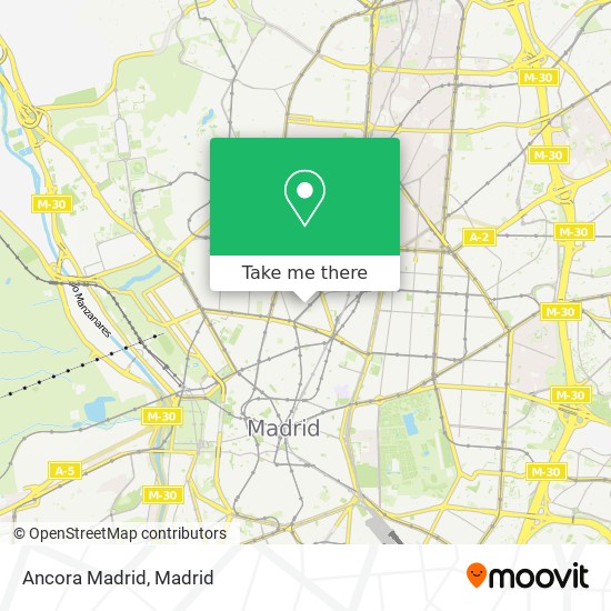 mapa Ancora Madrid