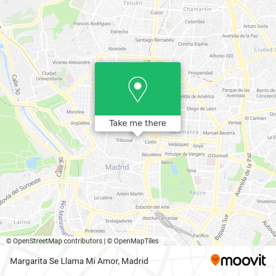 Margarita Se Llama Mi Amor map