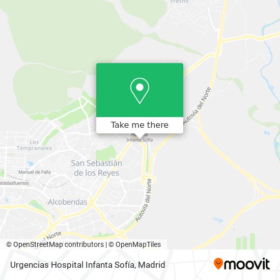 Urgencias Hospital Infanta Sofía map