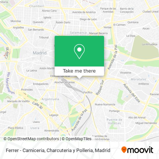 Ferrer - Carniceria, Charcuteria y Polleria map