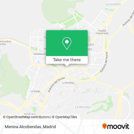 Menina Alcobendas map