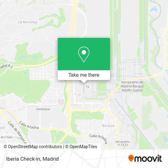 mapa Iberia Check-in