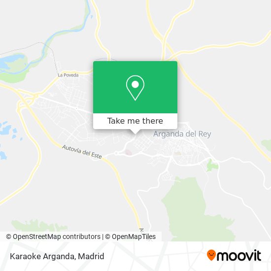 Karaoke Arganda map