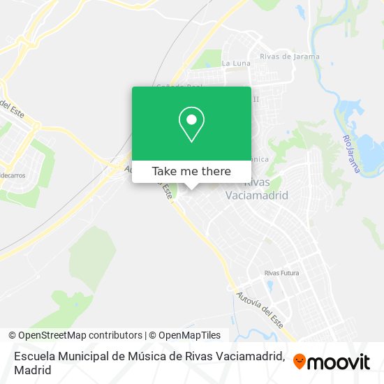 Escuela Municipal de Música de Rivas Vaciamadrid map