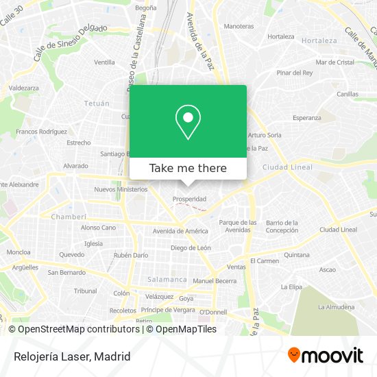 Relojería Laser map