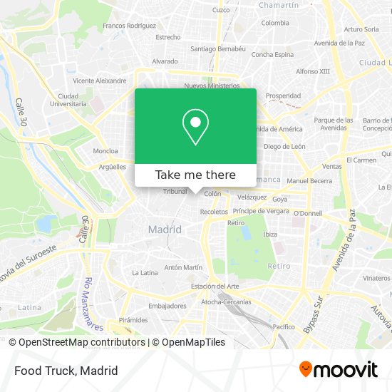mapa Food Truck