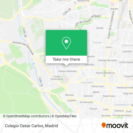 mapa Colegio Cesar Carlos