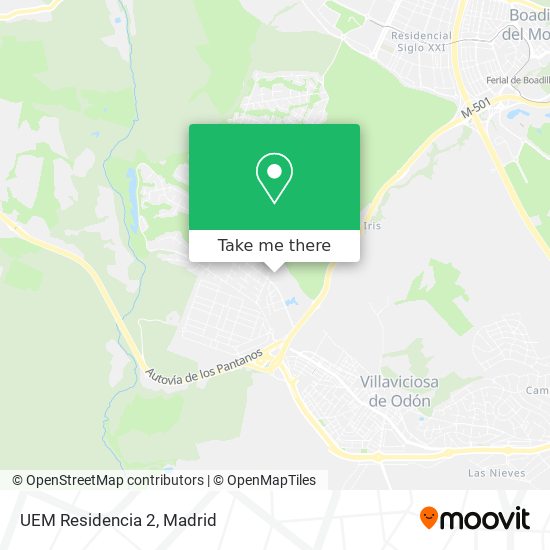 UEM Residencia 2 map