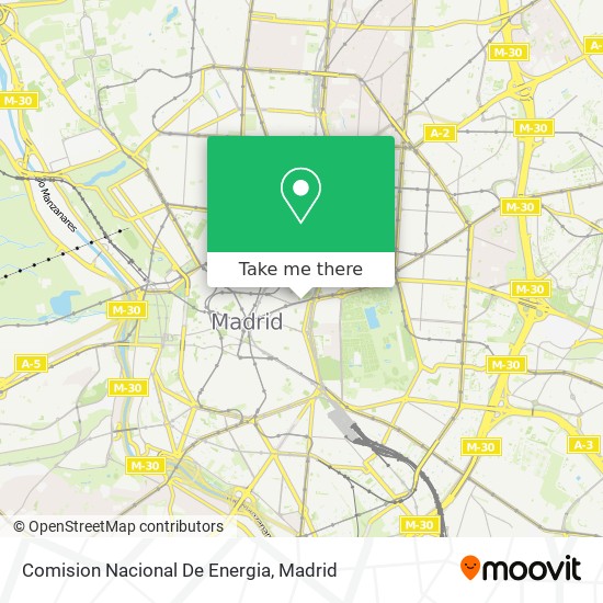 Comision Nacional De Energia map