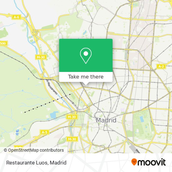 Restaurante Luos map